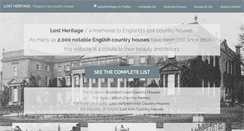 Desktop Screenshot of lostheritage.org.uk